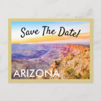Arizona Grand Canyon Save the Date Vintag