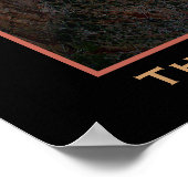 Arizona Grand Canyon South Rim Poster (Ecke)