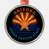 ARIZONA GRAND CANYON STAAT ORNAMENT AUS METALL (Vorne)
