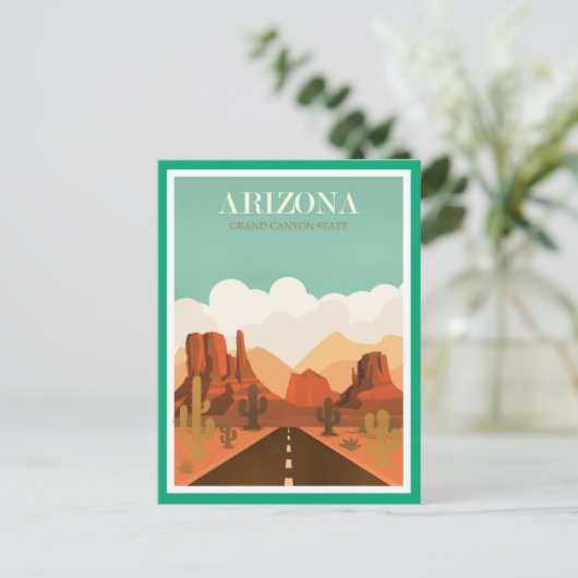 Arizona Grand Canyon Staat Postkarte (Stehend Vorderseite)