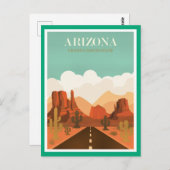 Arizona Grand Canyon Staat Postkarte (Vorne/Hinten)