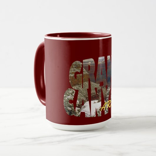 Arizona - Grand Canyon Staat Tasse (Vorderseite Links)
