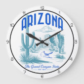 Arizona Grand Canyon State Große Wanduhr (Vorderseite)