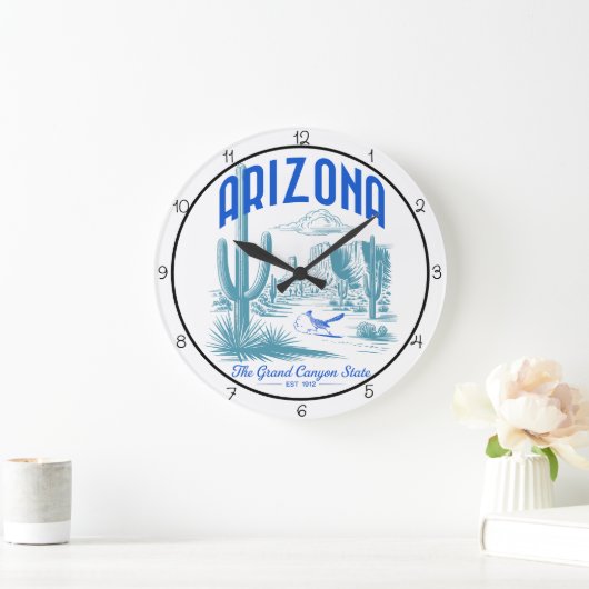 Arizona Grand Canyon State Große Wanduhr (Zuhause)