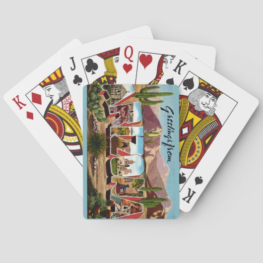 Arizona Greeting Playing Cards Spielkarten (Rückseite)