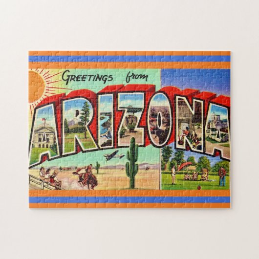 Arizona Greeting Postcard Puzzle (Horizontal)