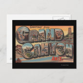 Arizona - Große BuchstabenszenenArizona Postkarte (Vorne/Hinten)
