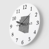 Arizona Große Wanduhr (Winkel)
