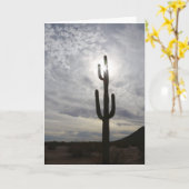 Arizona Grußkarte Saguaro Sunset Karte (Gelbe Blume)