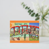 Arizona Grußpostkarte Postkarte (Stehend Vorderseite)