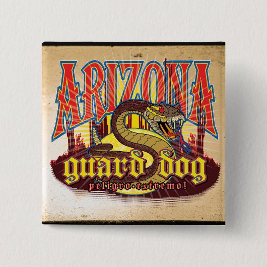 Arizona Guard Dog Snake Button (Vorderseite)