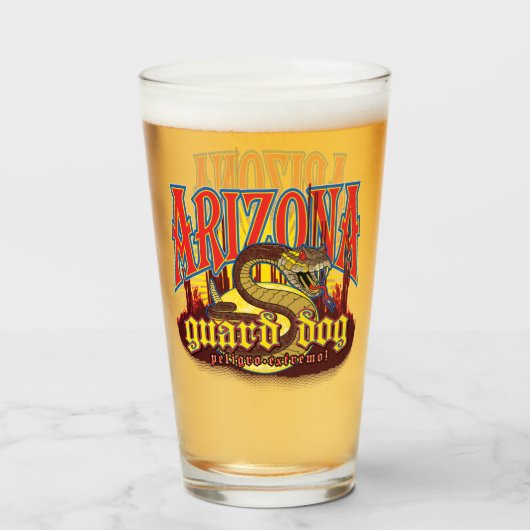 Arizona Guard Dog Snake Glas (Vorne (Gefüllt))