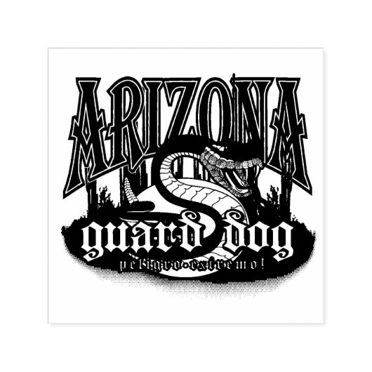 Arizona Guard Dog Snake Permastempel (Design)