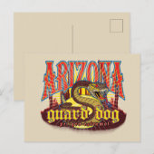 Arizona Guard Dog Snake Postkarte (Vorne/Hinten)