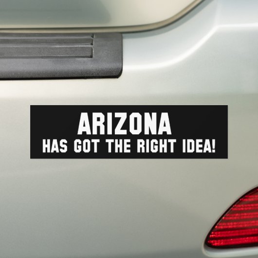 ARIZONA HAT DIE RECHTE IDEE! Autoaufkleber (Auf Auto)