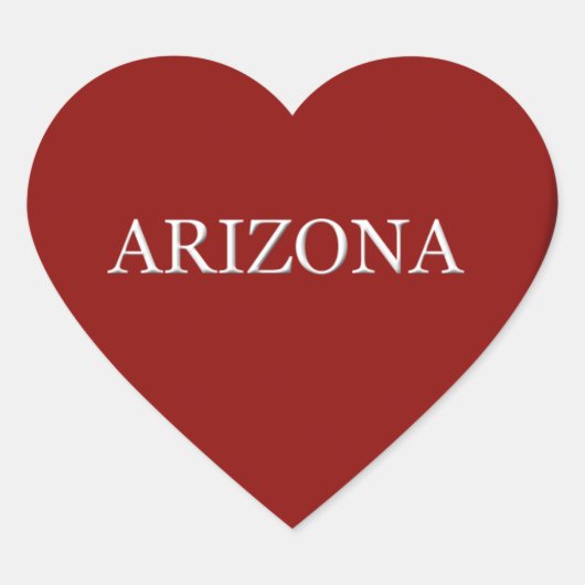 Arizona Heart Sticker (Vorderseite)