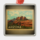 Arizona Highlights Silbernes Ornament (Vorne)