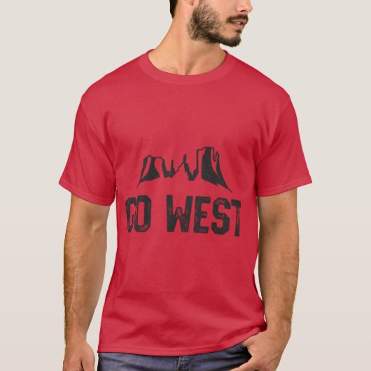 Arizona Hiking Shirt Go West American Vacation Red (Vorderseite)