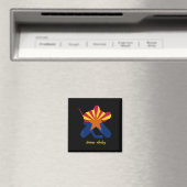 Arizona Hockey-Torwart  Magnet (In Situ (Geschirrspüler))