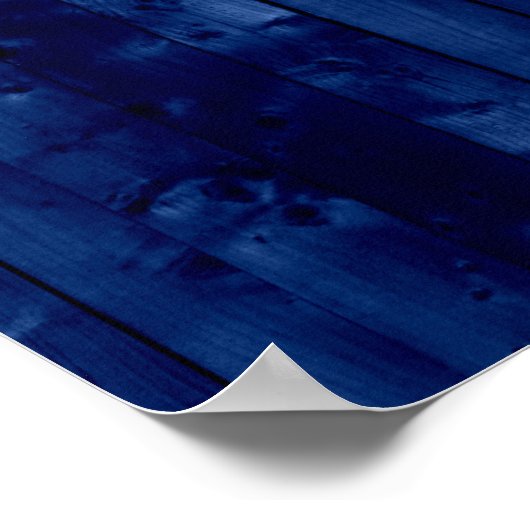 Arizona-Holzflagge Poster (Ecke)