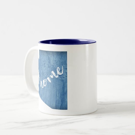 Arizona Home Wood Grain Zweifarbige Tasse (Vorderseite Links)