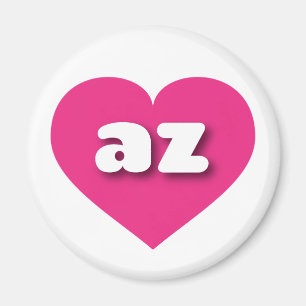 Arizona Hot rosa heart - I Liebe az Magnet