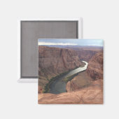 ARIZONA - Hufeisenbend A - Roter Felsen Magnet (Vorderseite/Rückseite)