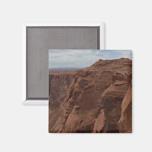 ARIZONA - Hufeisenbend C - Roter Felsen Magnet (Vorderseite/Rückseite)