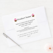 Arizona Hütte Gesetz Lebensmittelkennzeichnung Zuh Quadratischer Aufkleber (Umschlag)