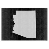 Arizona in Weiß Schneidebrett (Vorderseite)