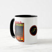 Arizona ist fantastische Karten-Kontur des Tasse (Vorderseite Links)