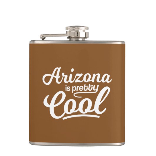 Arizona ist Hübsch Cool Flachmann (Vorderseite)
