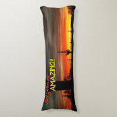 "Arizona ist Phantastisch!" Sunset Sonoran Desert Seitenschläferkissen (Vorderseite Vertikal)