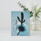 Arizona-Kaktus Postkarte (Stehend Vorderseite)