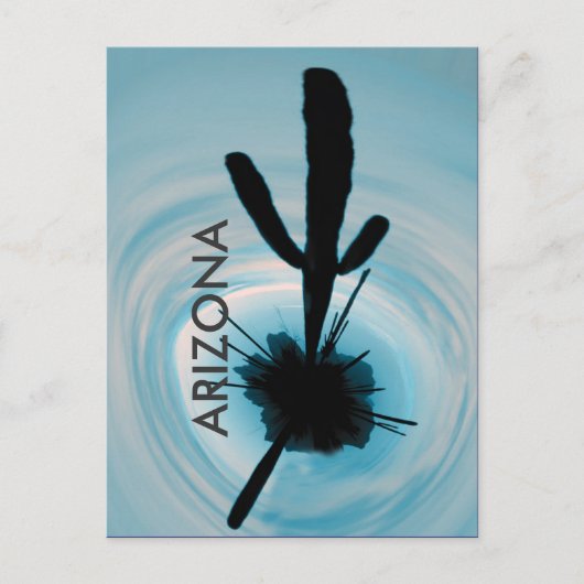 Arizona-Kaktus Postkarte (Vorderseite)