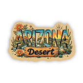 Arizona-Kaktus-Wüsten-Aufkleber | Südwest-Aufklebe Aufkleber