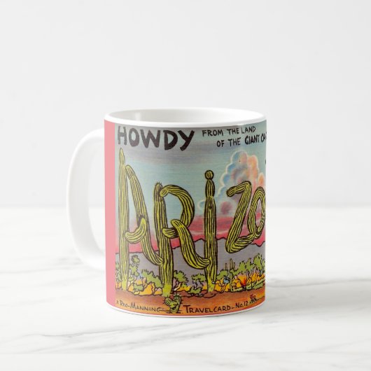Arizona Kaktusland Kaffeetasse (Vorderseite Links)
