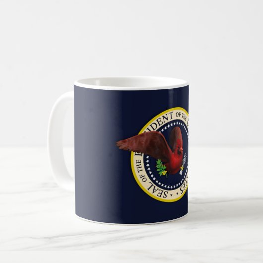 Arizona-Kardinäle in US-PräsidentenSiegel Kaffeetasse (Vorderseite Links)