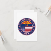 Arizona Karte (Vorderseite/Rückseite Beispiel)
