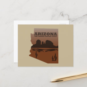 Arizona Karte Landschaft Grand Canyon