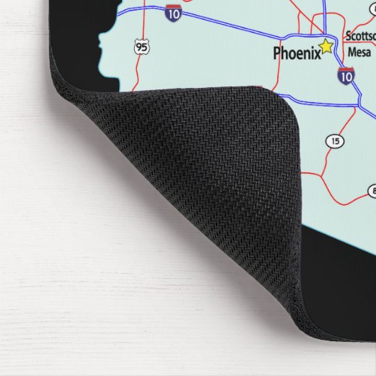 Arizona Karte Mousepad (Ecke)