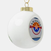 Arizona Keramik Kugel-Ornament (Links)