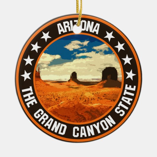 Arizona Keramik Ornament (Vorne)