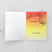 Arizona Kokopelli Sunset Grußkarte Karte (Innenseite)