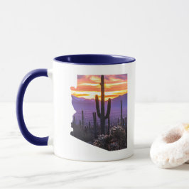 Arizona Kontur Personalisiertes Foto Tasse