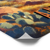 Arizona Land der Kontraste Landschaft Poster (Ecke)