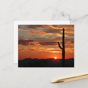 Arizona-Landschaft-Sonnenuntergang Postkarte