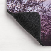 Arizona Lila Sunset & Saguaros Mousepad (Ecke)