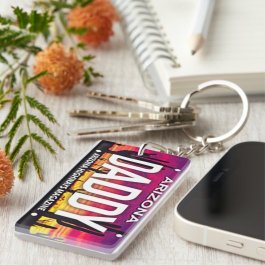 Arizona Lizenzplatine Custom Schlüsselanhänger MAK (Vorderseite rechts)