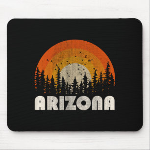 Arizona - lustige Natur Vintage-Wandern 60er 70er Mousepad